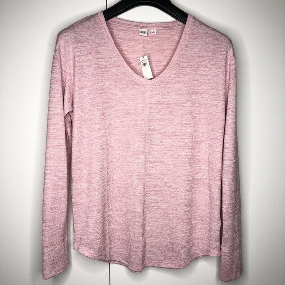 GAP Women's Favorite Long Sleeve V-Neck T-Shirt - Picture 1 of 6